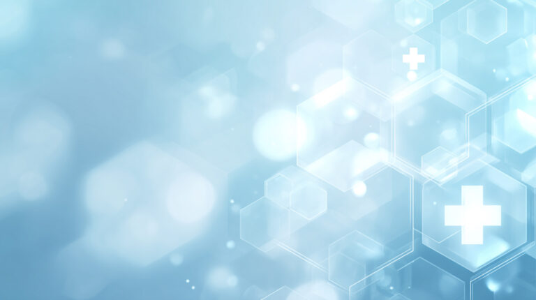 Medizinisches Symbol und Informationsmaterial für professionelle Praxiswerbung